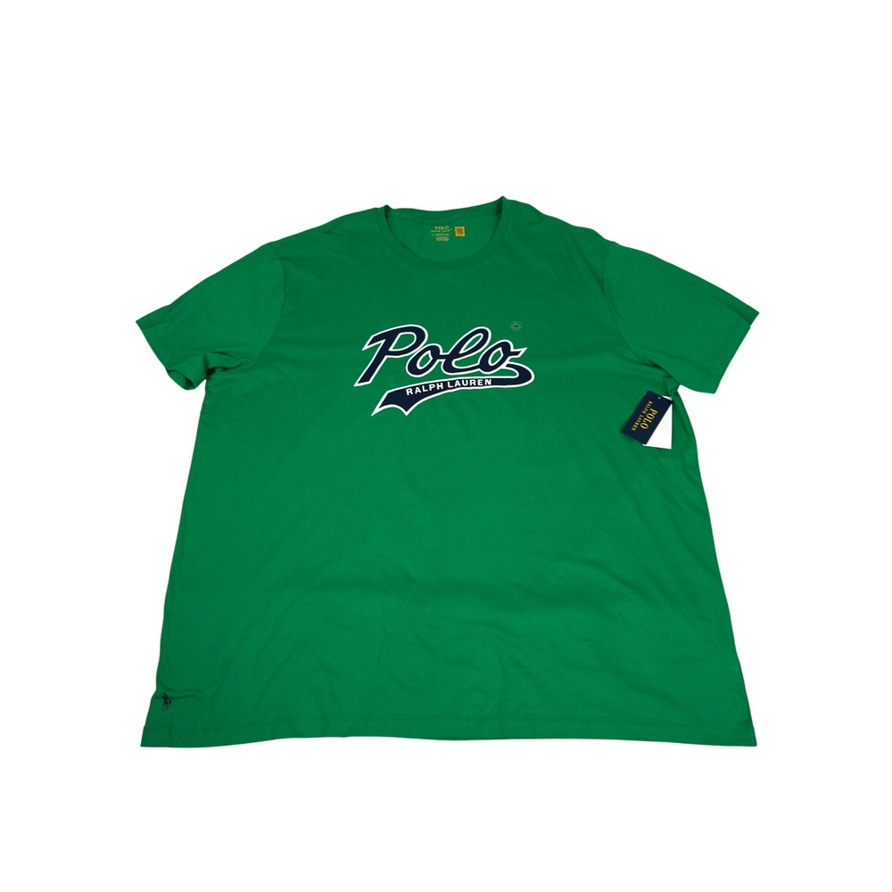 Polo Ralph Lauren Mens Print Shop Green Graphic Logo T-Shirt Big & Tall 3XB New